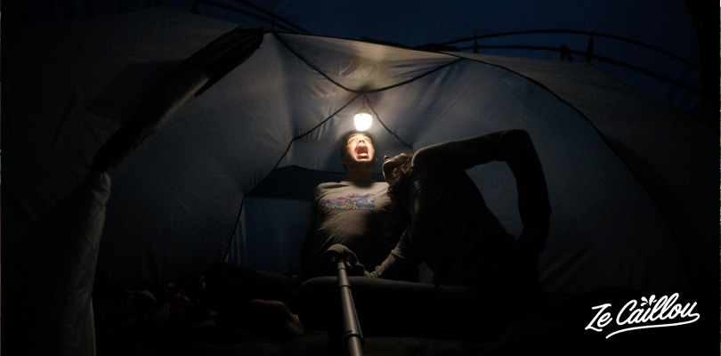 Soirée camping en tente à la table d'hôte dans le Bras de la Plaine au Tampon