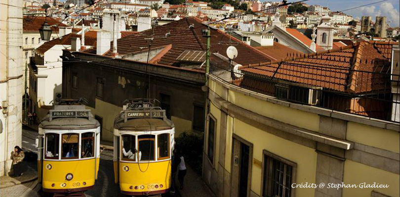 Catch the mythical tram 28 in Lisbon