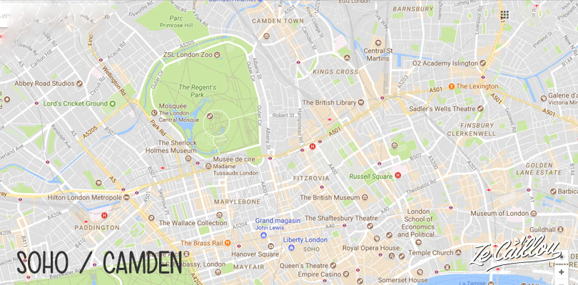 Visiter les quartiers plus cool de Londres, Soho et Camden un peu en périphérie du Londres touristique