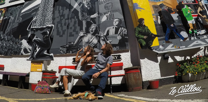 Explore the streets of Belfast and find beautiful walls artworks 