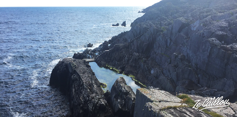 Fish or swim in the natural pool in the Crookhaven peninsula in the southern Ireland