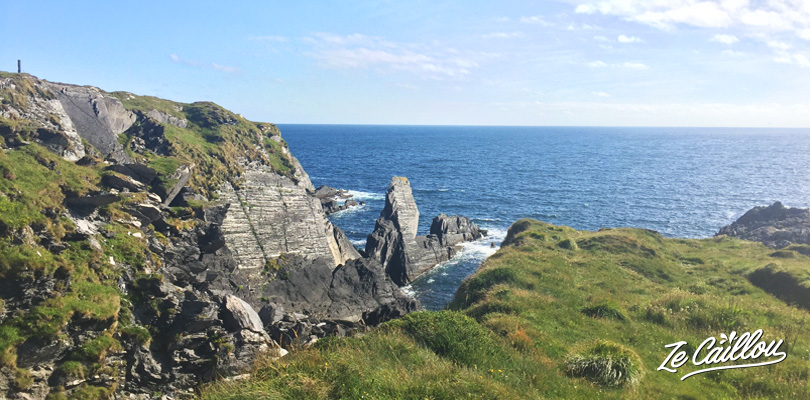 Park your van on a beautiful cliff at Crookhaven in the cork county