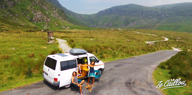 Have a peaceful time in Mahon Falls in real irish landscape
