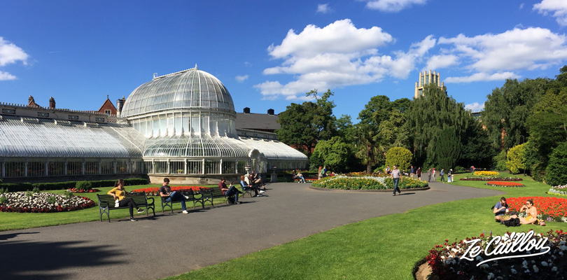 Le jardin botanique dans le Sud de Belfast, capitale de l'Irlande du Nord