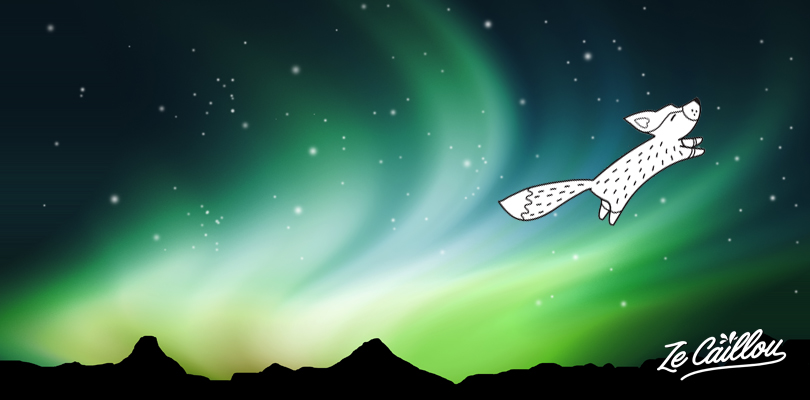 La légende du peuple Sami en Laponie, raconte que les aurores boréales sont créées par la queue d'un renard.