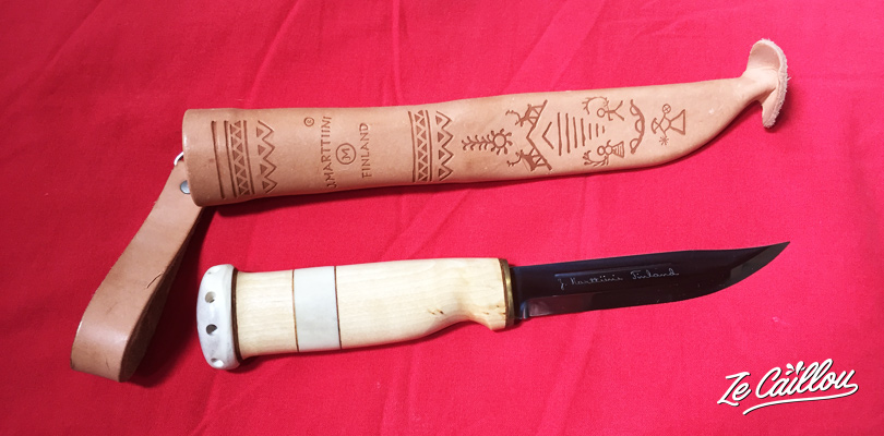 A traditional finnish witch knife from Marttiini, Finland.