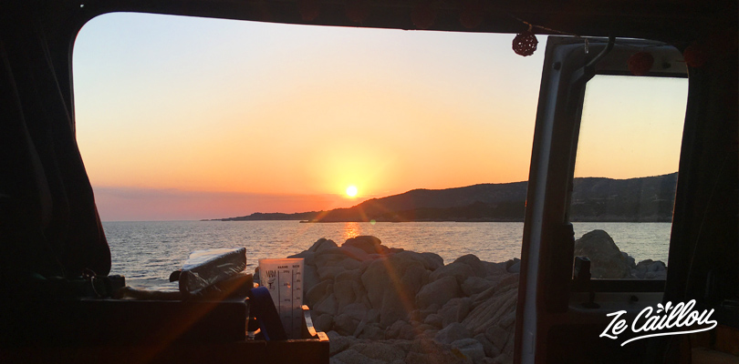 How to organise a road trip in Corsica in campervan.