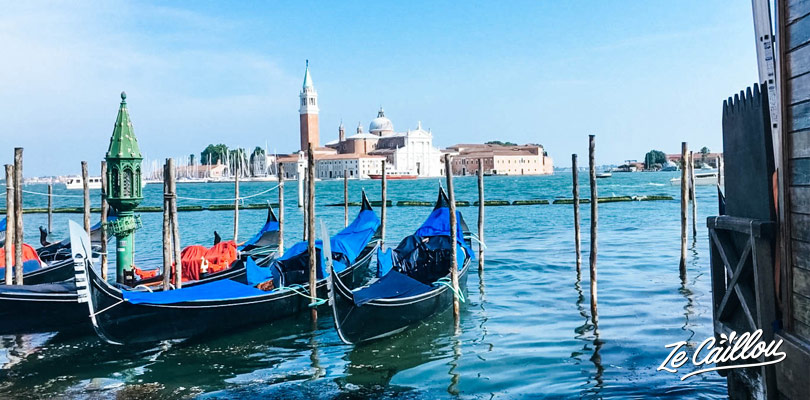 Have a great time on a venetian gondole when visiting Venice in Italy.