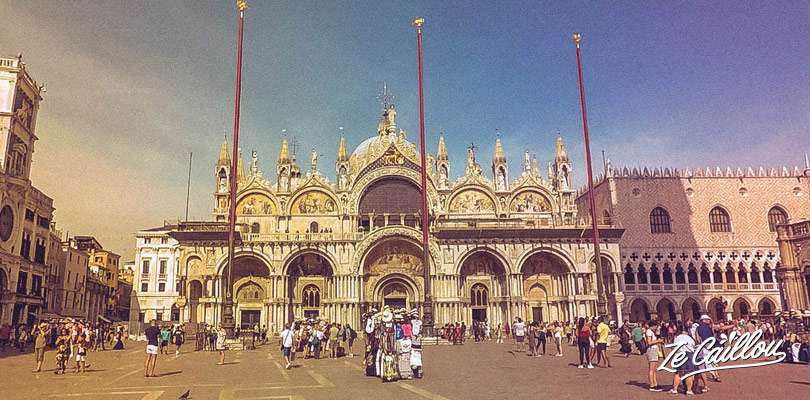 La magnifique Basilique de San Marco à Venise dont l'entrée est gratuite.