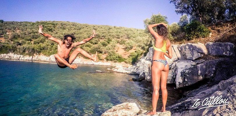 Etre seuls sur la plage en Grèce en plein mois d’août, c'est possible ! 