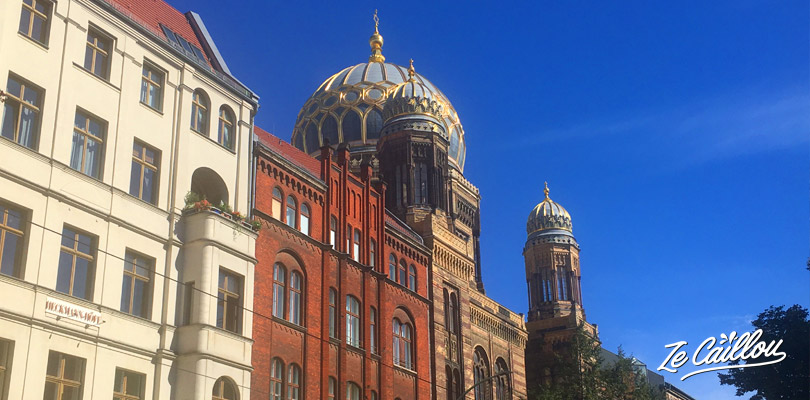 La nouvelle Synagogue de Berlin, un très beau bâtiment à voir dans la capitale Berlinoise.