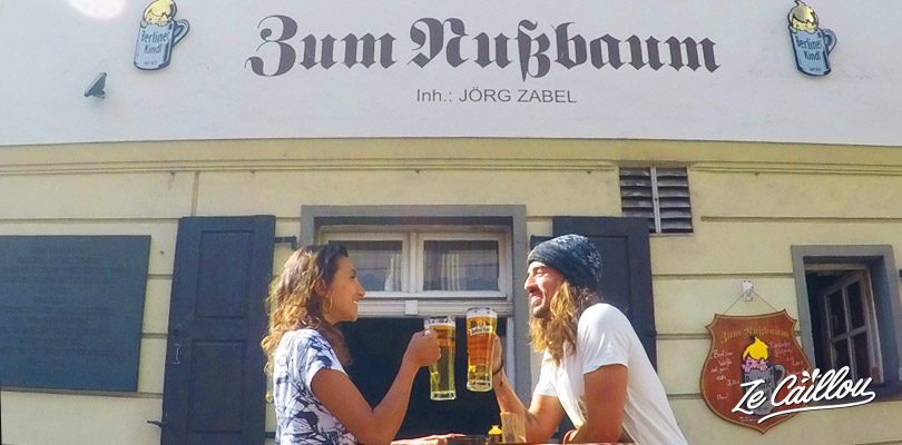 Drink a beer in one of the oldest pubs of Berlin, the Zum Nussbaum.