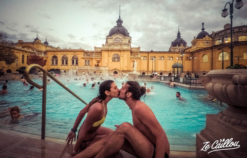 Les bains Szecheny à Budapest, à tester lors d'un voyage en Hongrie en van.