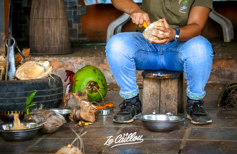 Discover and taste the coco at la Maison du Coco, a great cultural activity in la Reunion.