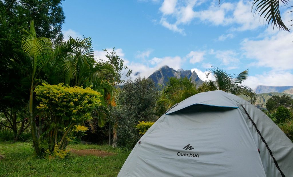 Our last bivouac spot during our grr3 trek in Reunion Island. 