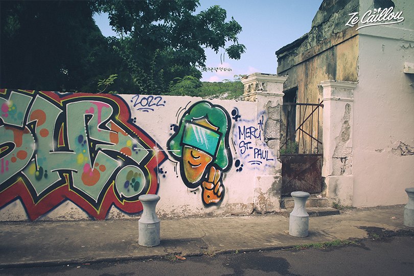 Vous apprendrez le beaba du graff lors de la balade street art à saint paul.