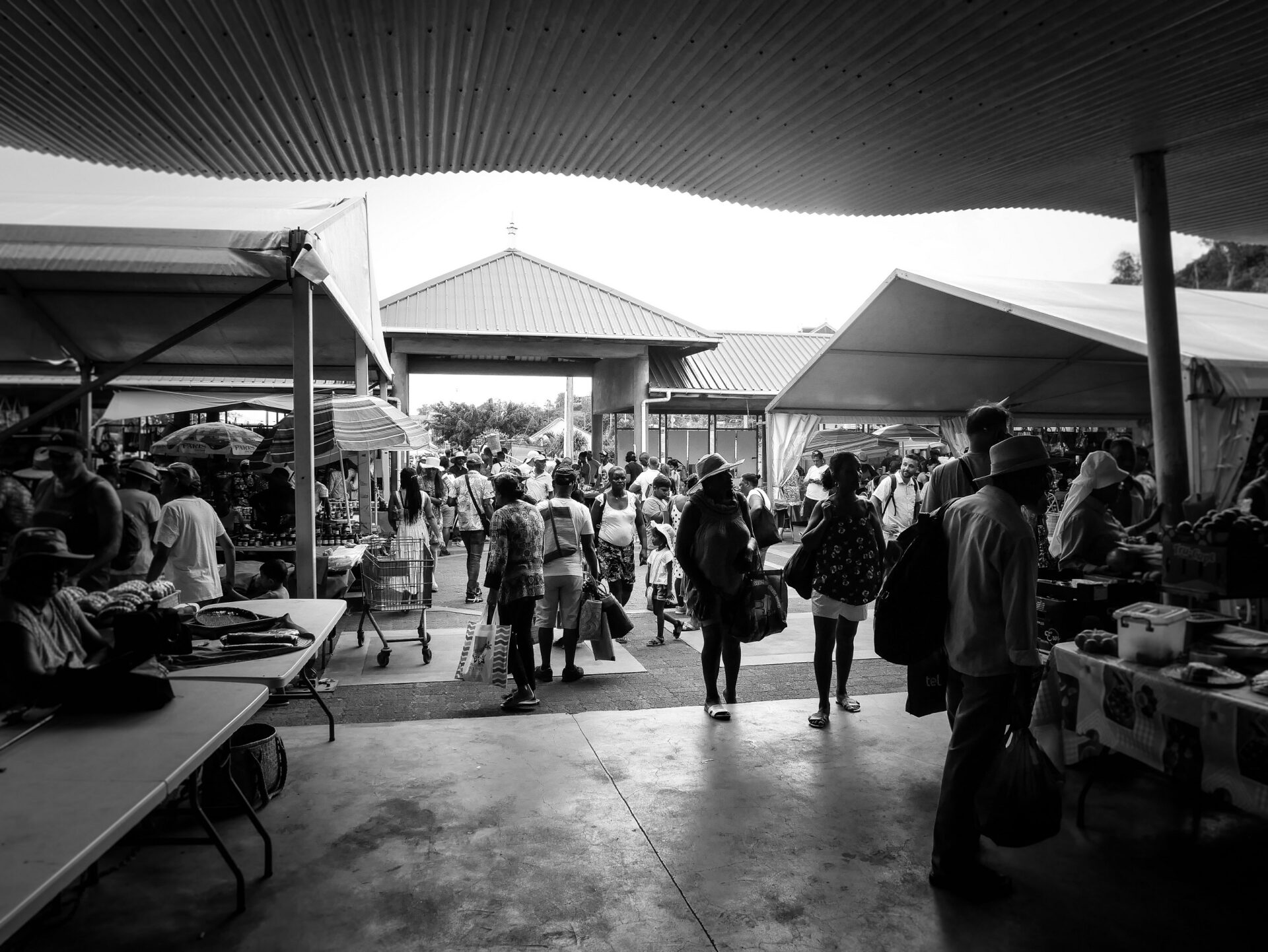 Le marché du samedi de Port Mathurin à Rodrigues.