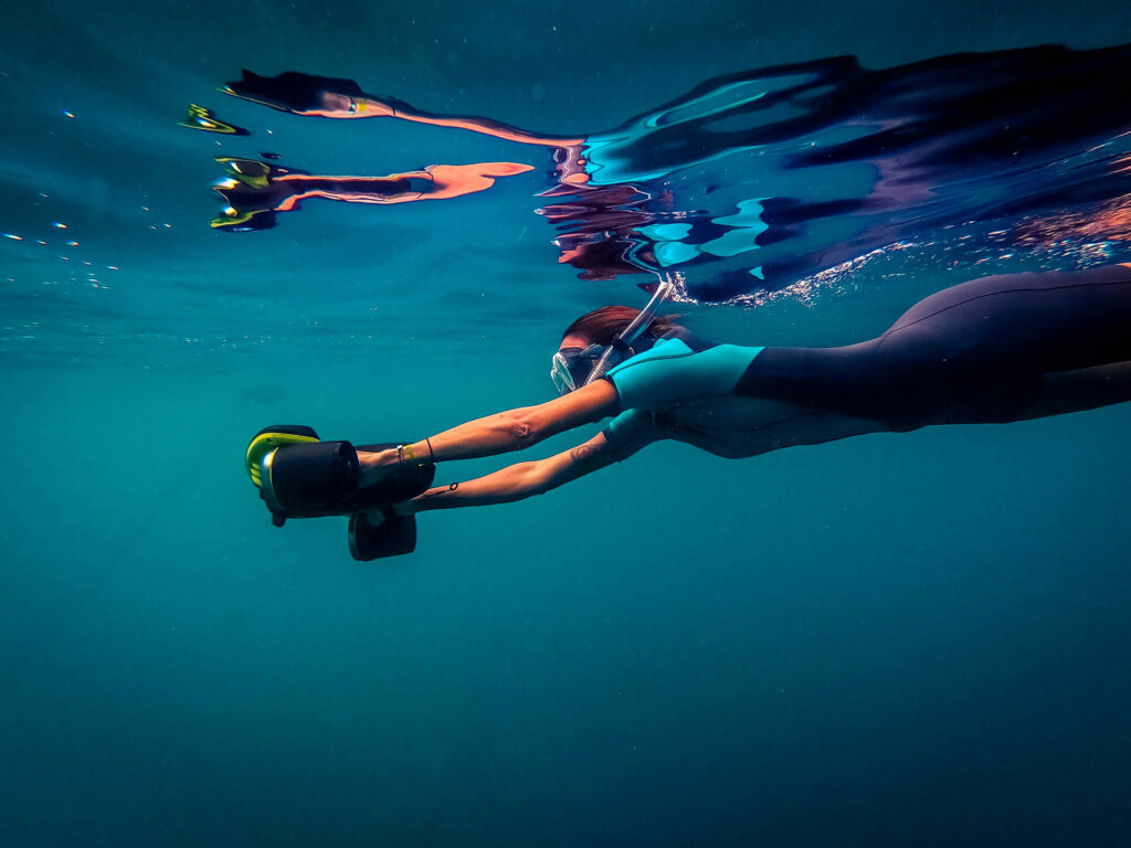 Sortie en scooter marin à la Réunion, super fun et ludique.