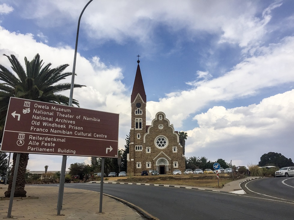Eglise du christ dans la capitale Windhoek en Namibie.