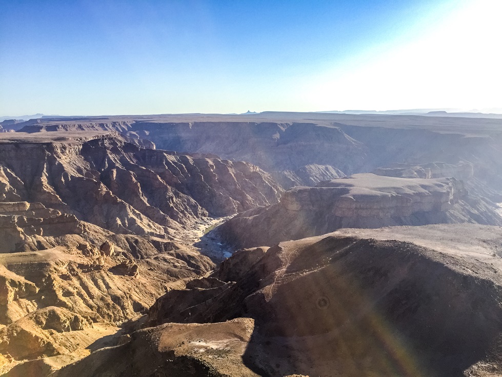 10 places to visit in Namibia, like the fish river canyon.