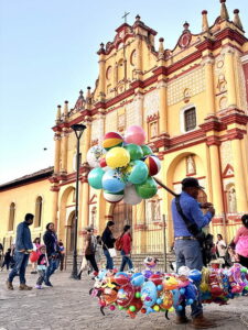 The magnificent, colorful churches of San Cristobal in Mexico.