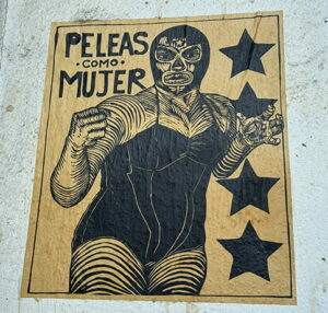 Women's lucha libre poster from Oaxaca.