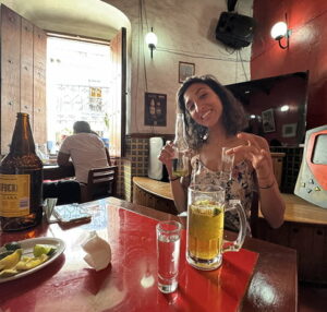 How can you visit Oaxaca without having a drink in a proper local bar?