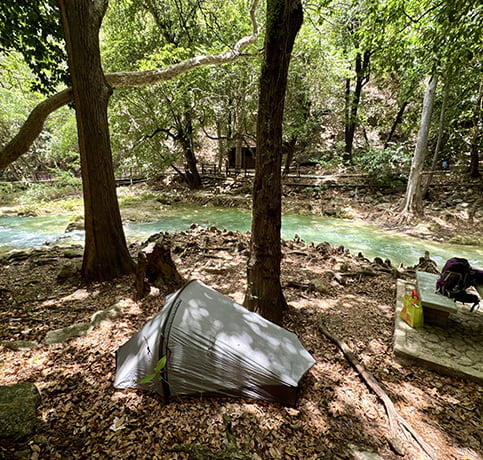 Camping au parc de Chilfon, visiter le Chiapas en pleine nature en autonomie.