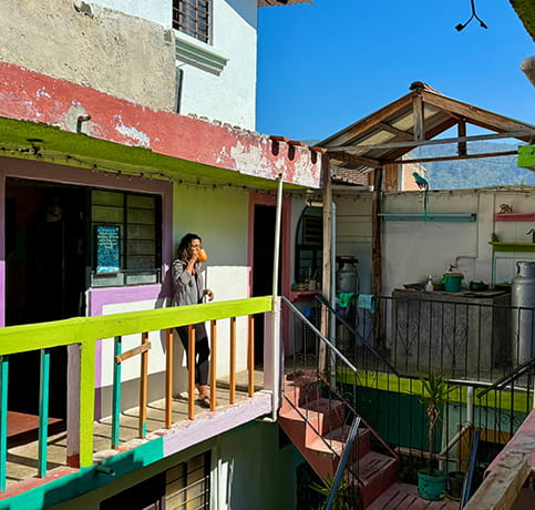 Auberge de jeunesse las colores à san cristobal de las casas, au mexique.