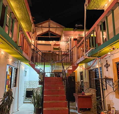 Auberge de jeunesse petit budget las colores à san cristobal de las casas au mexique.