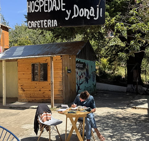 Hébergement au Mexique à San Jose avec vue et un petit jardin.