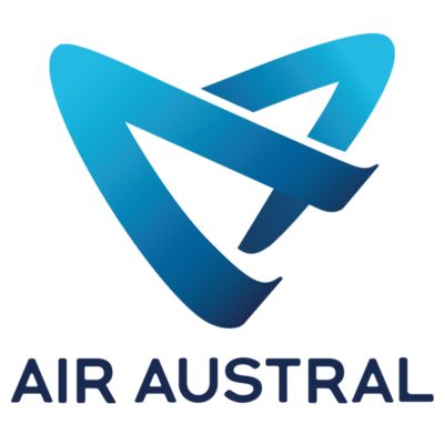 logo air austral, partenaire de ze caillou pour la création vidéo à la Réunion.