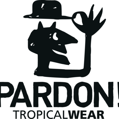 Pardon tropicalwear a travaillé avec Ze Caillou pour son image de marque à la Réunion.